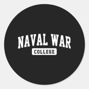 Naval War College Arch Vintage Clic Design Gifts M Classic Round Sticker