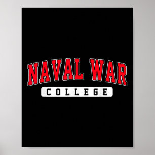 Naval War College Arch Vintage For Men Women Poster