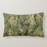 Naval Woodland Camouflage Lumbar Cushion<br><div class="desc">Naval Woodland Camouflage</div>