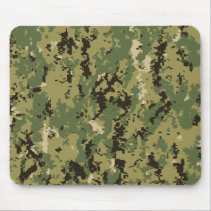 Naval Woodland Camouflage Mouse Mat