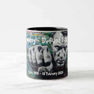 Navalny - Defiant Valor Two-Tone Coffee Mug