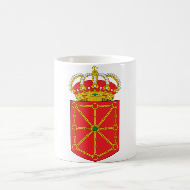 Navarra (Spain) Coat of Arms Coffee Mug (Center)