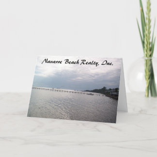 navarre beach  card