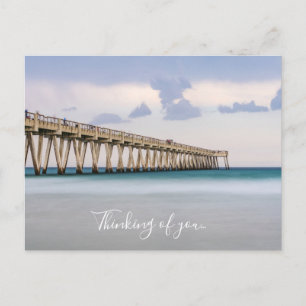 Navarre Beach Fishing Pier Thinking Of You Postcard