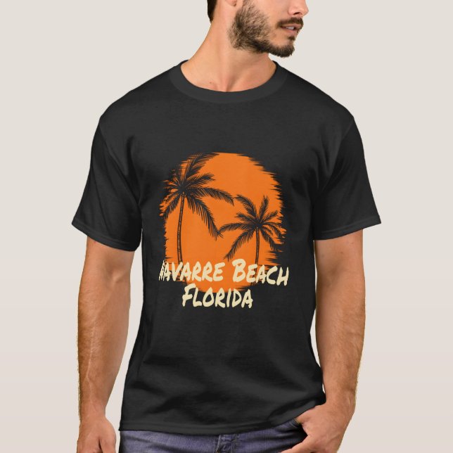 Navarre Beach Fl Florida Vacation Souvenir Sun Pal T-Shirt (Front)