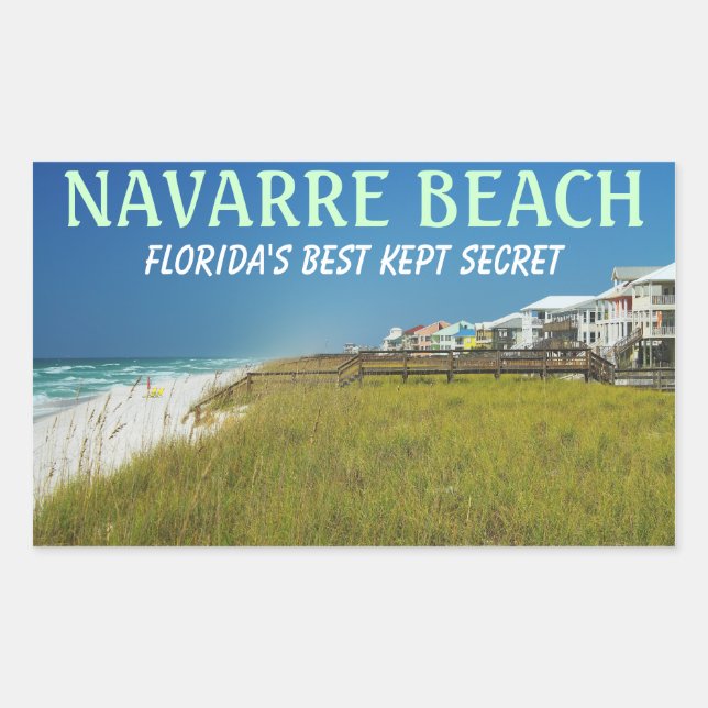 Navarre Beach Florida Stickers (Front)