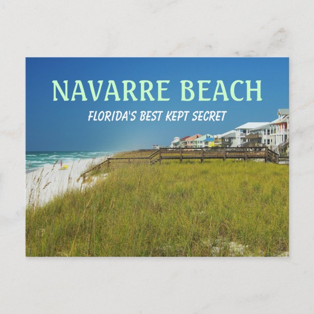 Navarre Beach - Florida's Best Kept Secret Postcard (Front)