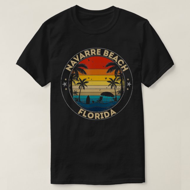 Navarre Beach Souvenir Florida Reminder  3  T-Shirt (Design Front)