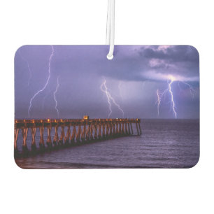 Navarre Florida Lightning Storm Car Air Freshener