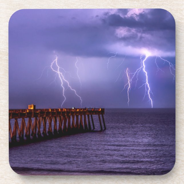 Navarre Florida Lightning Storm Coaster (Front)