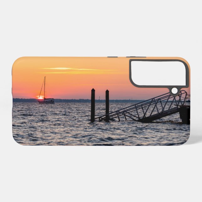Navarre Florida Santa Rosa Sunrise Samsung Galaxy S22+ Case (Back Horizontal)