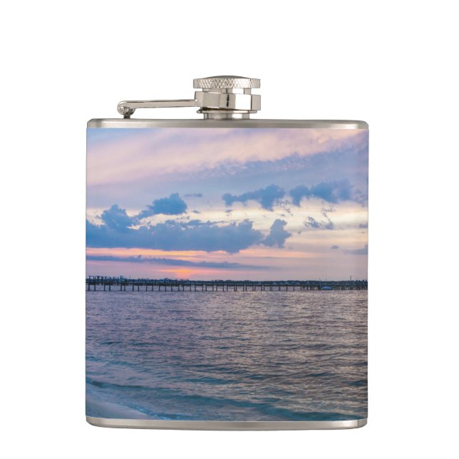 Navarre Santa Rosa Sunset Hip Flask (Front)