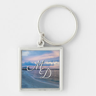 Navarre Santa Rosa Sunset Square Keychain