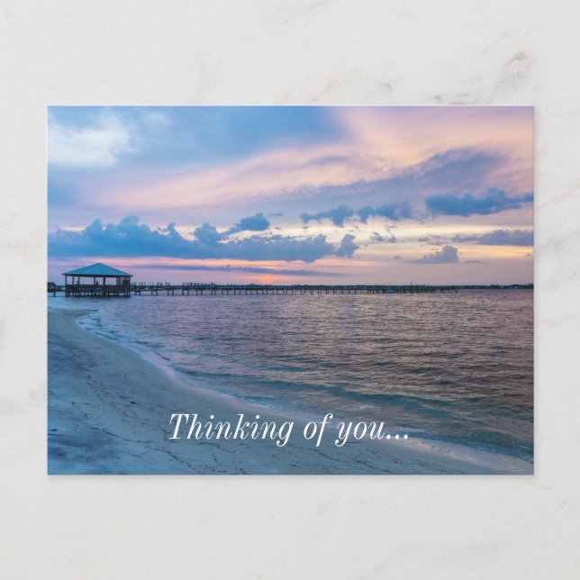 Navarre Santa Rosa Sunset Thinking Of You Postcard (Front)