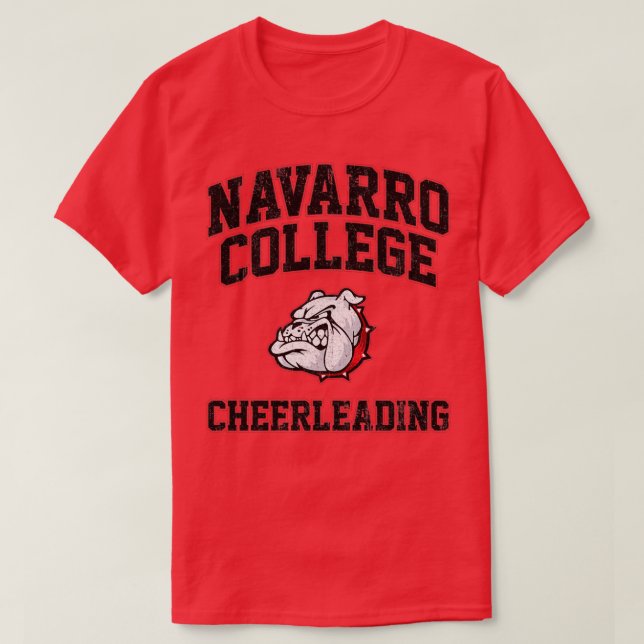 Navarro Bulldogs Cheerleading Variant T-Shirt (Design Front)