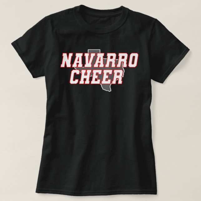 Navarro Cheer Texas Logo Premium TShirt (Design Front)