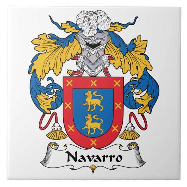 Navarro Family Crest Tile (Front)