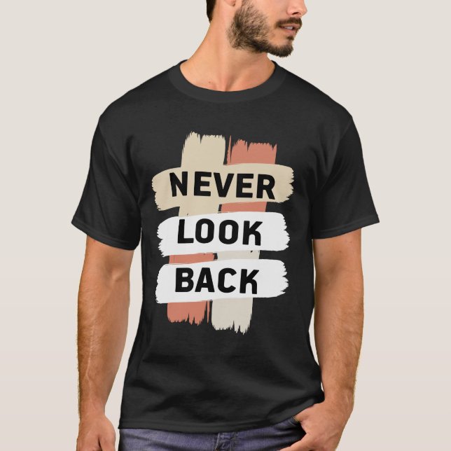naver look back. do hard work. T-Shirt (Front)