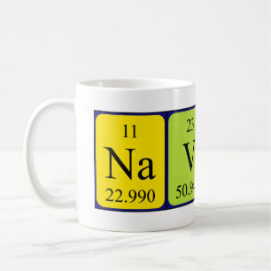 Navid periodic table name mug
