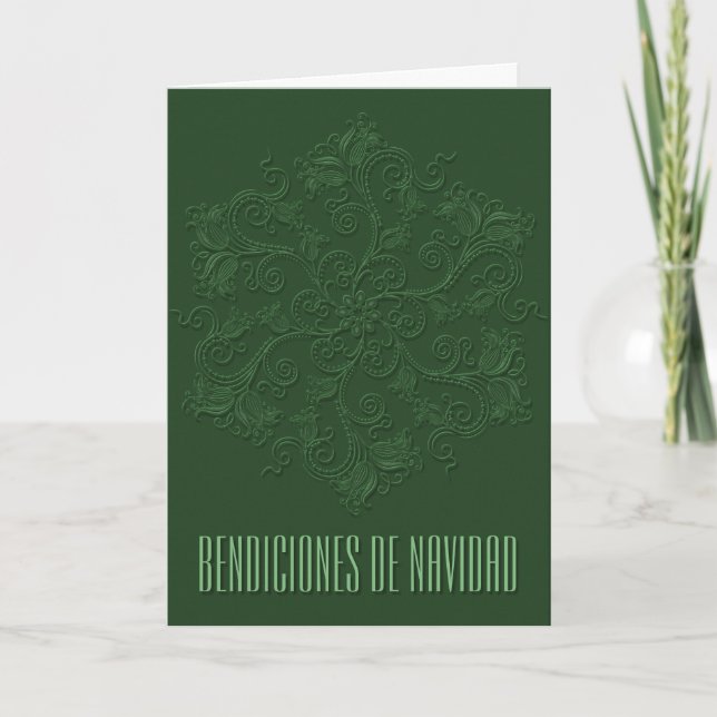Navidad Blessings Holiday Card (Front)