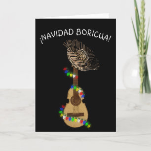 Navidad Boricua Cuatro Puertorriqueno Thank You Card