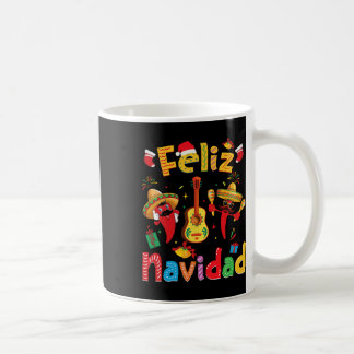 Navidad Mexican Fiesta Hot Pepper Guitar Xmas Part Coffee Mug