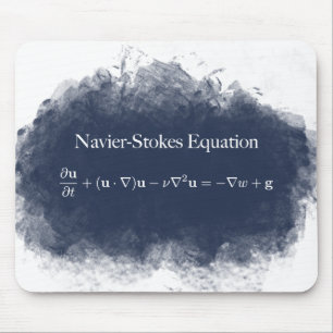 Navier Stokes Equation Math & Science Mouse Pad