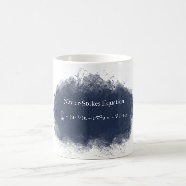 Navier Stokes Equation Math & Science Mug (Center)