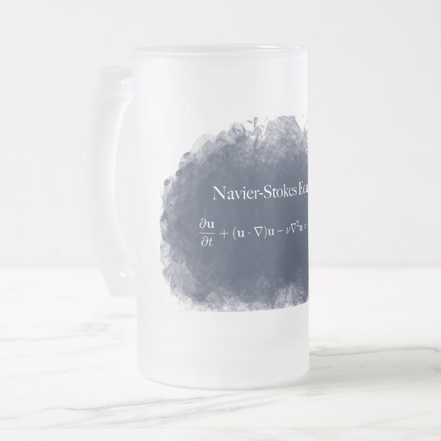 Navier Stokes Equation Math & Science Mug (Front Left)