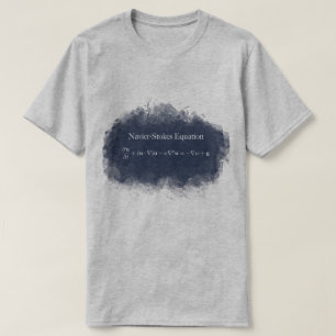 Navier Stokes Equation Math & Science T-Shirt