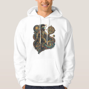 Navigate the Stars – Inspirational Cosmic Hoodie