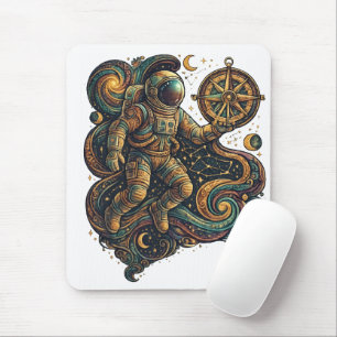 Navigate the Stars – Inspirational Cosmic  Mouse Mat