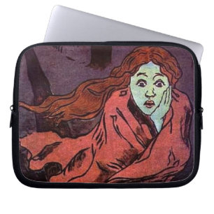 Navigating Trauma Face Of Fear Laptop Sleeve
