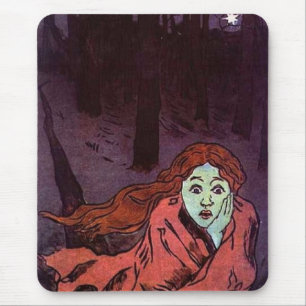 Navigating Trauma Face Of Fear Mouse Mat