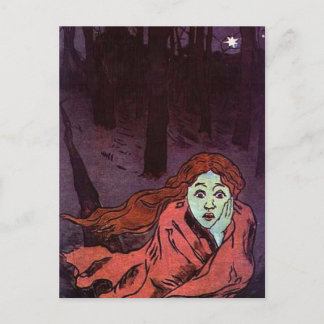 Navigating Trauma Face Of Fear Postcard