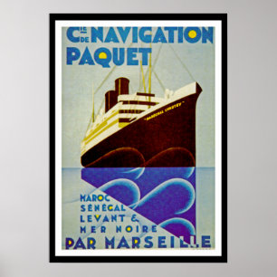Navigation Paquet Poster