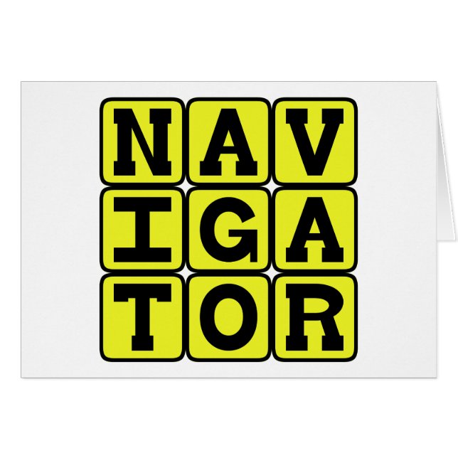 Navigator, Map Master (Front Horizontal)