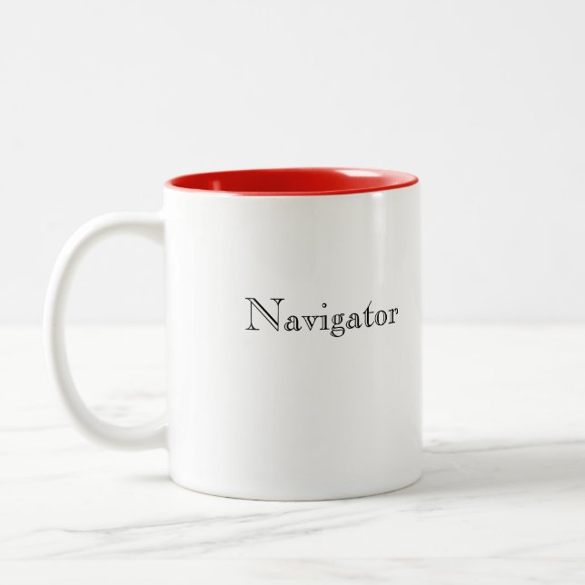Navigator Two-Tone Coffee Mug (Left)