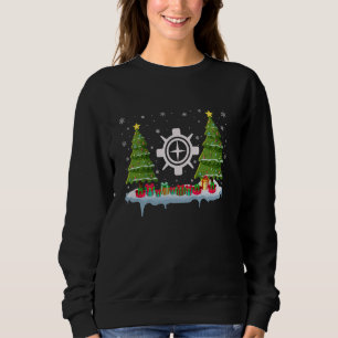 Navigator Xmas Tree Lighting Men Women Ugly Christ Sweatshirt