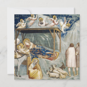 Navitity (Birth of Jesus Christ) (by Giotto) Card