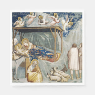 Navitity (Birth of Jesus Christ) (by Giotto) Napkin