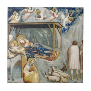 Navitity (Birth of Jesus Christ) (by Giotto) Tile
