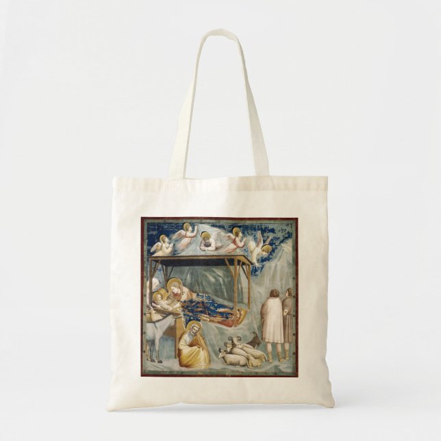 Navitity (Birth of Jesus Christ) (by Giotto) Tote Bag (Front)