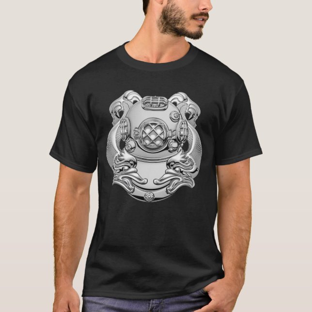 Navy 1st Class Diver T-Shirt (Front)