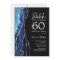 Navy Agate Silver Black Surprise 60th Birthday