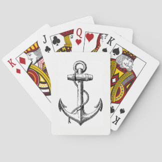 Navy Anchor Playing Cards
