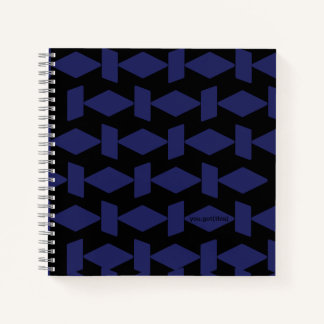 Navy and Black You Got This for Tech Women Notebook