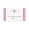 Navy and Coral Nautical Anchor Wedding Escort Card