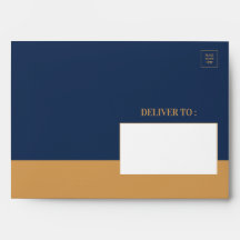 Navy and gold Chic Birthday