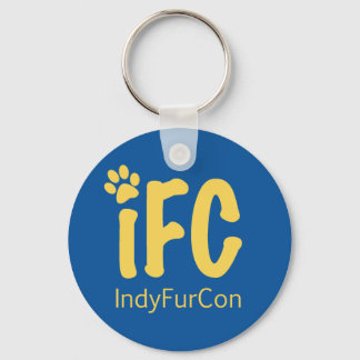 Navy and Gold Keychain